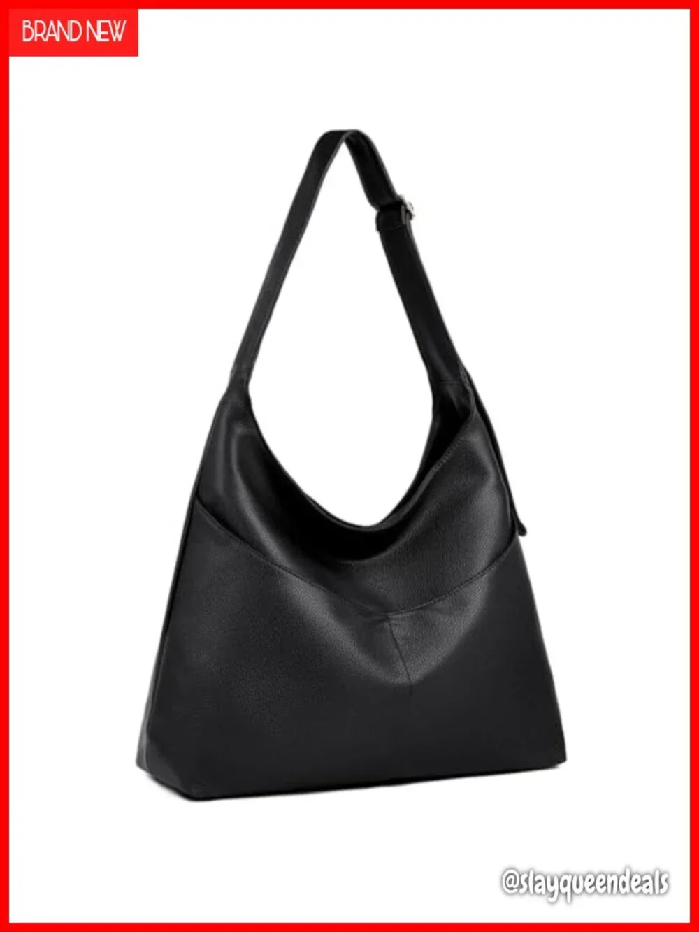 Vegan Leather Hobo Bag Women Large Slouchy Shoulder Tote with Zipper Multi